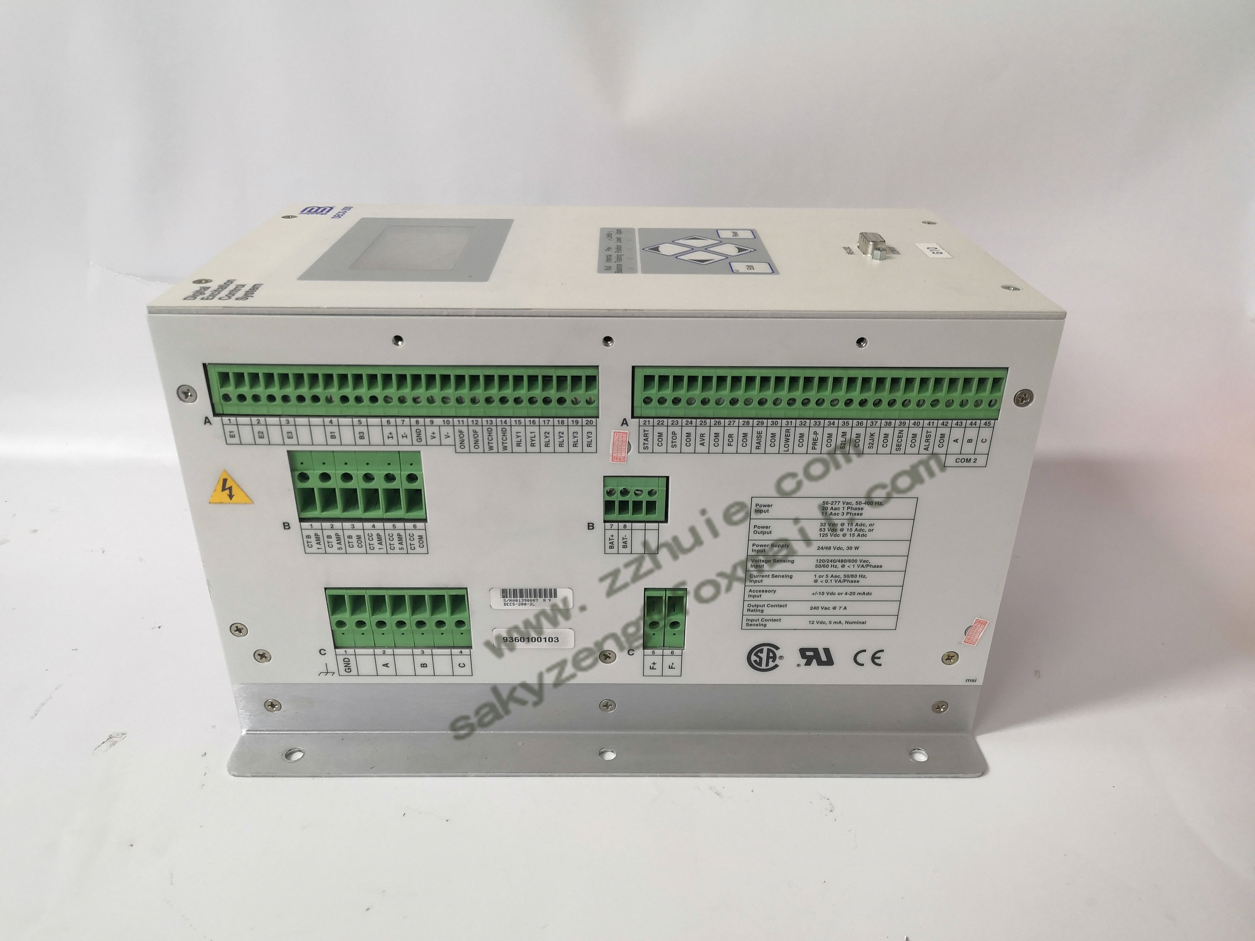 BASLER ELECTRIC DECS-200-2L Digital Excitation Control System